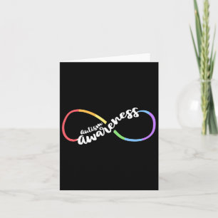 Autism Awareness Autistic Acceptance Rainbow Infin Karte