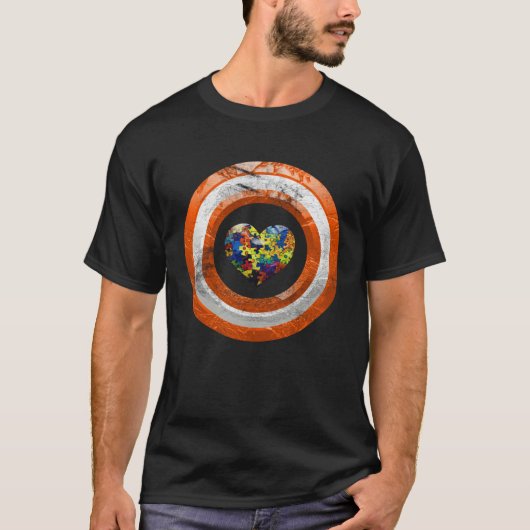 Autism Awareness Autistic Diversity Heart Puzzle T-Shirt (Vorderseite)