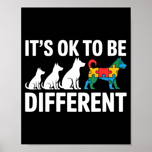 Autism awareness autistic poster (Vorne)