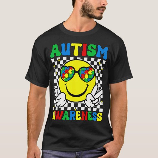 Autism Awareness Autistic Puzzle Accept Understand T-Shirt (Vorderseite)
