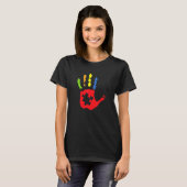Autism Awareness Autistic support Puzzle Piece Spe T-Shirt (Vorne ganz)