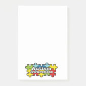 Autism Awareness Banner Post-it Klebezettel (Vorderseite)