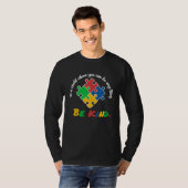 Autism Awareness Be Kind Support Autism T-Shirt (Vorne ganz)