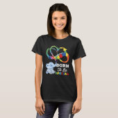 Autism Awareness Born Special Elephant Infinity Lo T-Shirt (Vorne ganz)