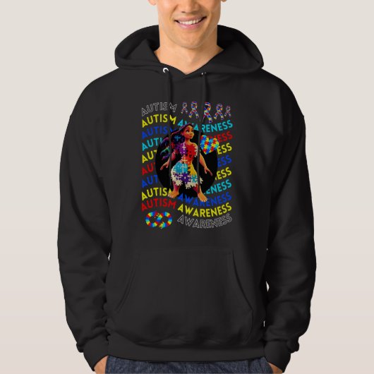 Autism Awareness Childrens Navigating Autism Autis Hoodie (Vorderseite)