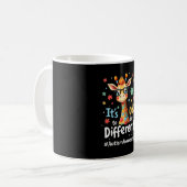 Autism Awareness Cute Giraffe Animal Its Ok To Be Kaffeetasse (Vorderseite Links)