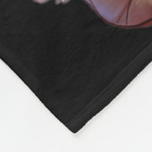 Autism Awareness Cute Pug Yellow Red Blue Dog Ribb Fleecedecke (Ecke)