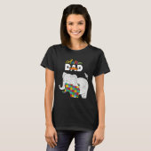 Autism Awareness Dad Proud Autistic Son Daughter E T-Shirt (Vorne ganz)