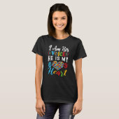 Autism Awareness Day I'm His Voice He Is My Heart  T-Shirt (Vorne ganz)