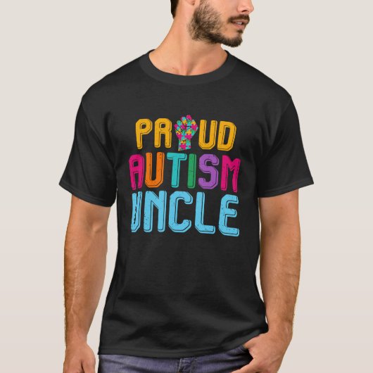 Autism Awareness Day Matching Family Proud Autism T-Shirt (Vorderseite)