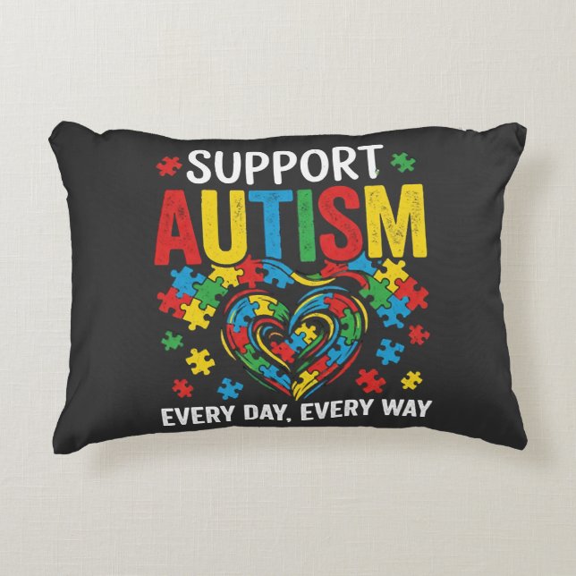Autism awareness dekokissen (Vorderseite)