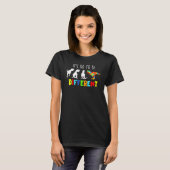 Autism Awareness Dinosaur Kid Boys Its Ok To Be Di T-Shirt (Vorne ganz)