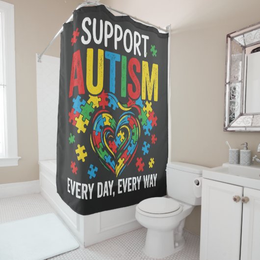 Autism awareness duschvorhang (Beispiel)