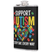 Autism awareness flachmann (Links)