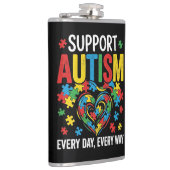Autism awareness flachmann (Rechts)