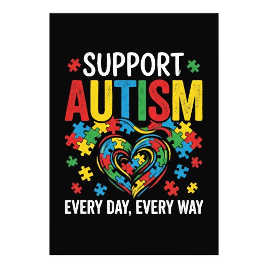 Autism awareness fotodruck (Vorne)