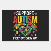 Autism awareness geschenkpapier set (Vorderseite 2)