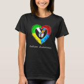 Autism Awareness Hands In Heart Puzzle Pieces_1 T-Shirt (Vorderseite)