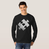 Autism Awareness Heart Jigsaw Puzzle T-Shirt (Vorne ganz)
