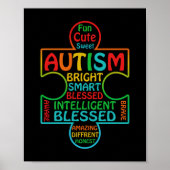 Autism Awareness Heart Poster (Vorne)