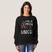 Autism Awareness I m A Proud Autism Uncle Sweatshirt (Vorne ganz)