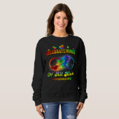 Autism Awareness Infinity Symbol Celebrate Minds Sweatshirt (Vorne ganz)