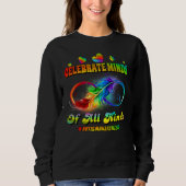 Autism Awareness Infinity Symbol Celebrate Minds Sweatshirt (Vorderseite)