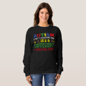 Autism Awareness It s A Different Operating System Sweatshirt (Vorne ganz)