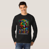 Autism Awareness It s Oki To Be Different Leopard  T-Shirt (Vorne ganz)
