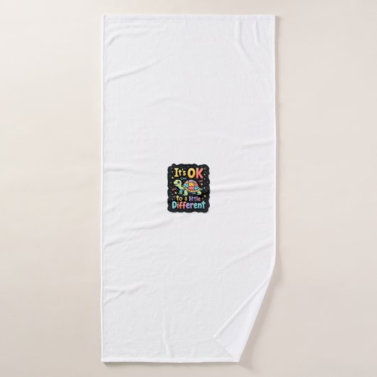 Autism Awareness It's Ok To Be A Little Different Badehandtuch (Badehandtuch)