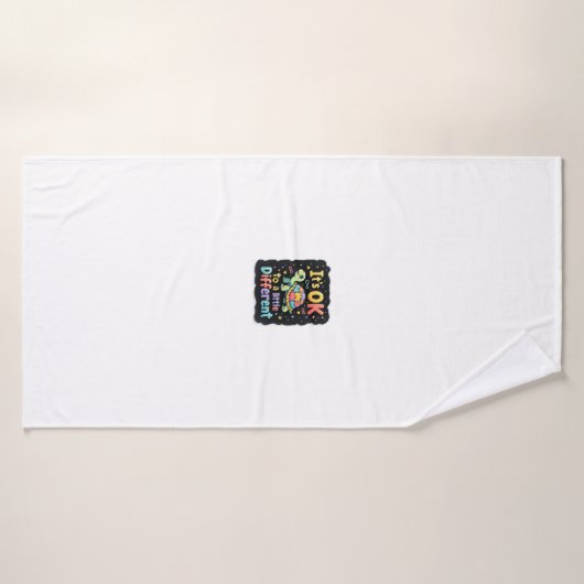 Autism Awareness It's Ok To Be A Little Different Badehandtuch (Badehandtuch)