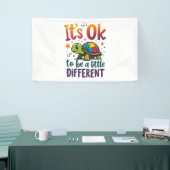 Autism Awareness It's Ok To Be A Little Different  Banner (Messeveranstaltung)