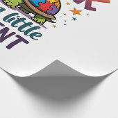 Autism Awareness It's Ok To Be A Little Different  Geschenkpapier (Ecke)