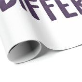 Autism Awareness It's Ok To Be A Little Different  Geschenkpapier (Rolleneckpunkt)