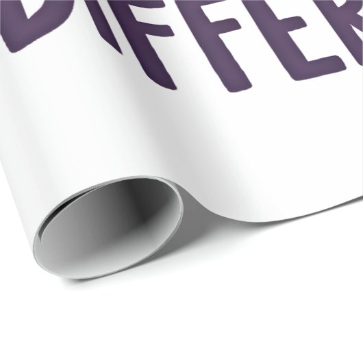 Autism Awareness It's Ok To Be A Little Different Geschenkpapier (Rolleneckpunkt)