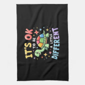 Autism Awareness It's Ok To Be A Little Different Geschirrtuch (Vertikal)