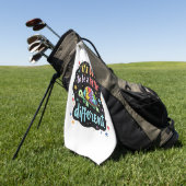 Autism Awareness It's Ok To Be A Little Different  Golfhandtuch (Gras)