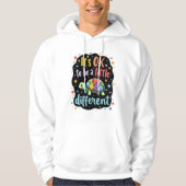 Autism Awareness It's Ok To Be A Little Different Hoodie (Vorderseite)