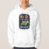 Autism Awareness It's Ok To Be A Little Different Hoodie (Vorderseite)