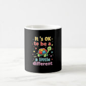 Autism Awareness It's Ok To Be A Little Different  Kaffeetasse (Mittel)