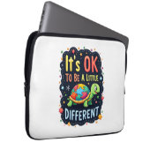 Autism Awareness It's Ok To Be A Little Different  Laptopschutzhülle (Vorne Rechts)
