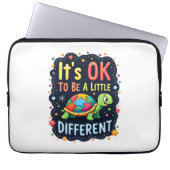 Autism Awareness It's Ok To Be A Little Different Laptopschutzhülle (Vorderseite)