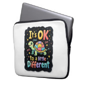 Autism Awareness It's Ok To Be A Little Different Laptopschutzhülle (Vorderseite Links)