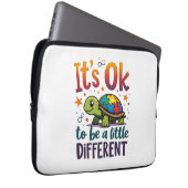 Autism Awareness It's Ok To Be A Little Different Laptopschutzhülle (Vorne Rechts)
