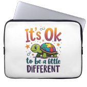 Autism Awareness It's Ok To Be A Little Different Laptopschutzhülle (Vorderseite)
