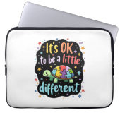 Autism Awareness It's Ok To Be A Little Different Laptopschutzhülle (Vorderseite)
