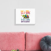 Autism Awareness It's Ok To Be A Little Different Leinwanddruck (Insitu (Wohnzimmer))
