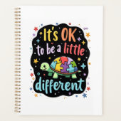Autism Awareness It's Ok To Be A Little Different Planer (Vorderseite)