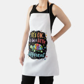 Autism Awareness It's Ok To Be A Little Different Schürze (InSitu)