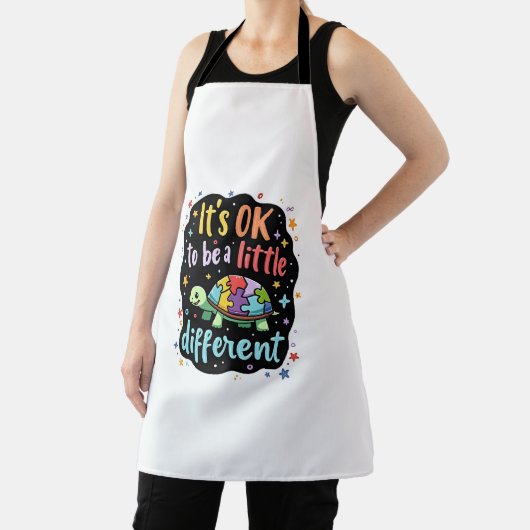 Autism Awareness It's Ok To Be A Little Different Schürze (InSitu)